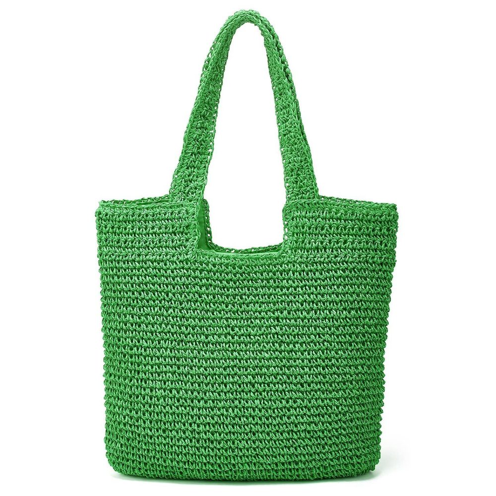 Straw Tote Bag Purses Straw Beach Bag Summer Handwoven Tote <3